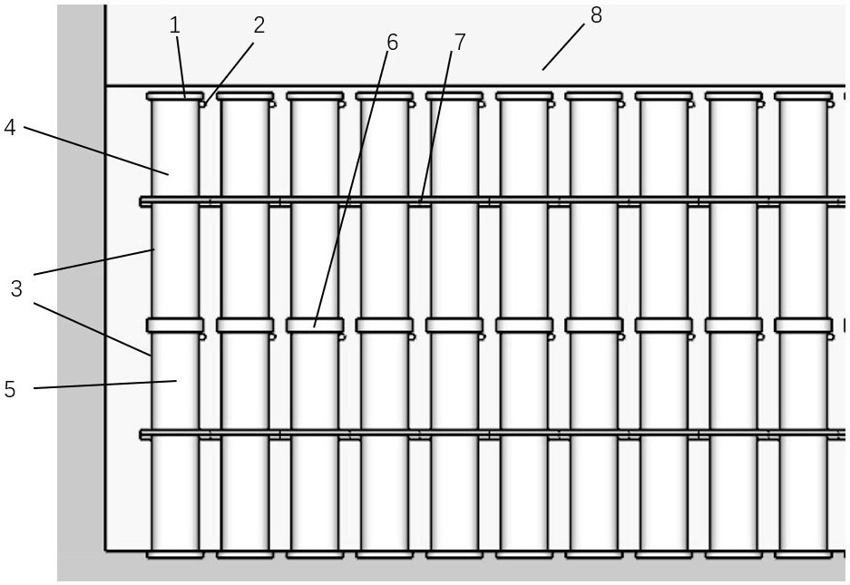 一种日光温室用组合式外挂型相变储能系统