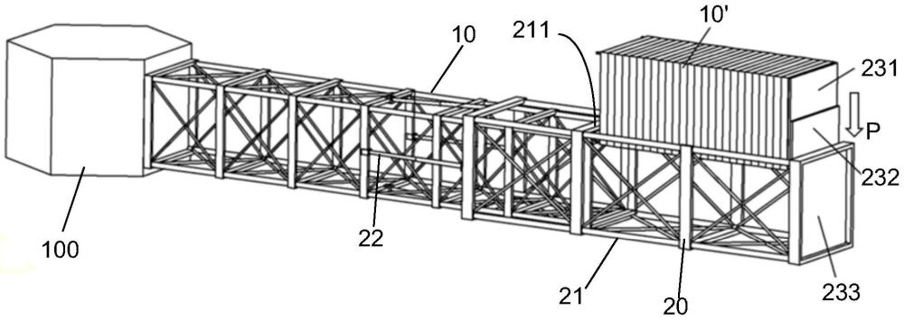 一种桁架安装外架及空间大型桁架构建方法