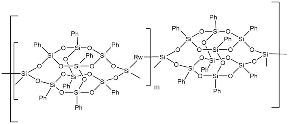 一种笼-线结构聚硅氧烷共聚物及其制备方法