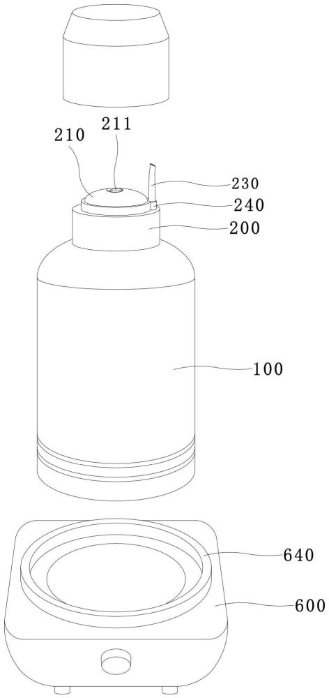 一种按压染液瓶及检验器械