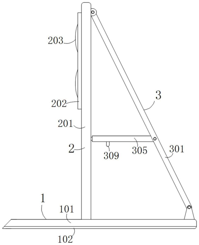 一种高速公路夜间施工用照明辅助装置的制作方法