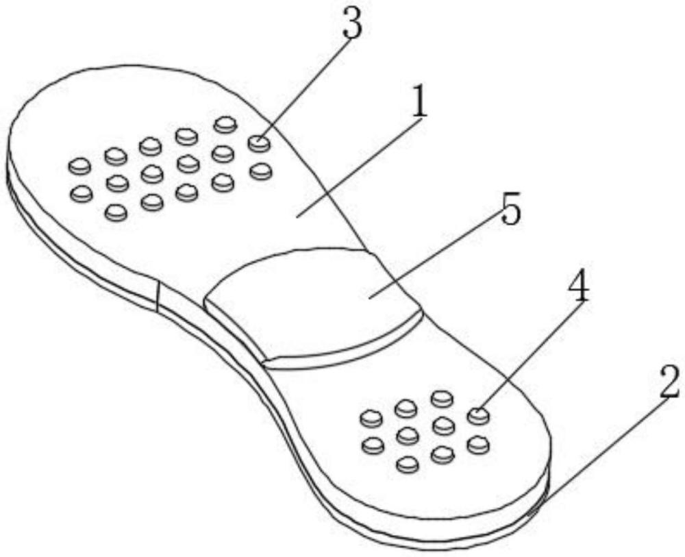 一种按摩鞋的鞋垫的制作方法