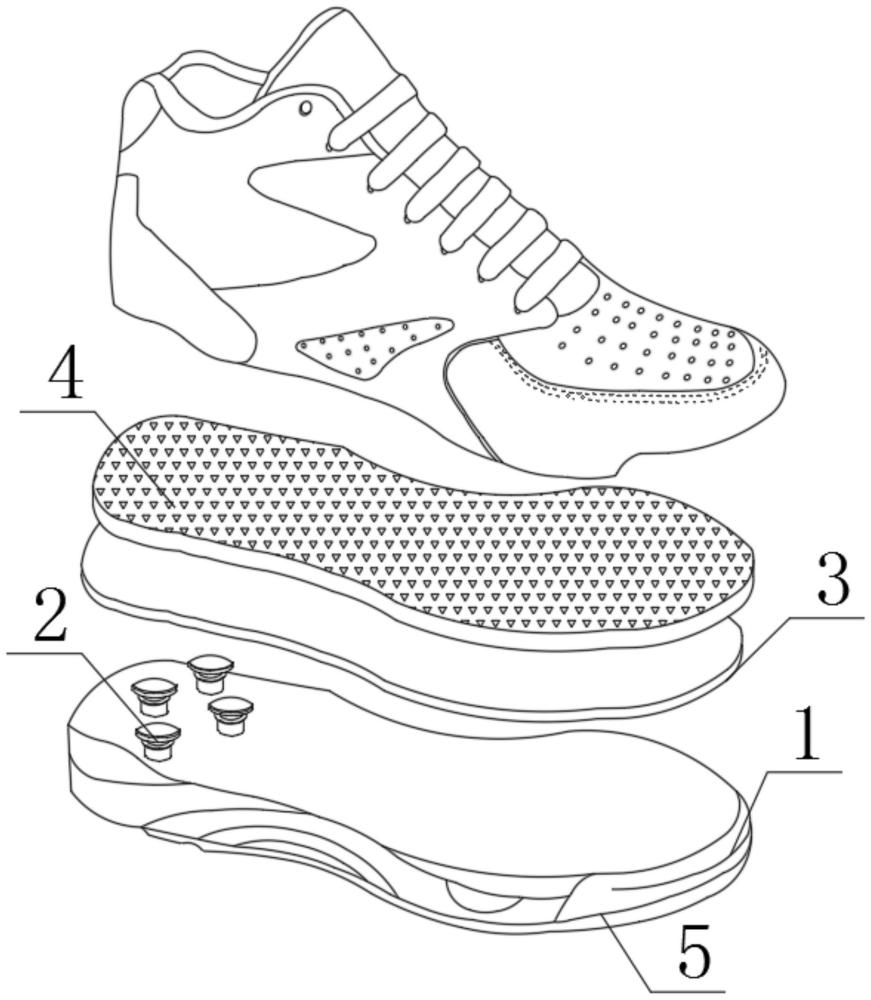 一种轻量舒适减震运动鞋的制作方法