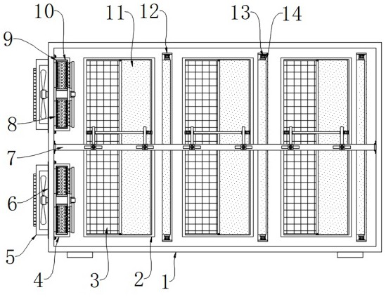 一种空气能热泵烘干机钣金机箱的制作方法