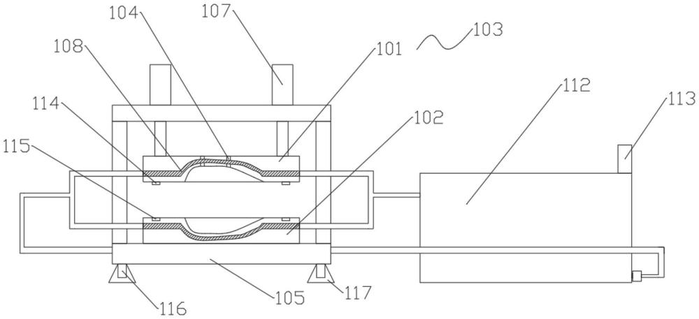 一种涡轮壳生产模具的制作方法