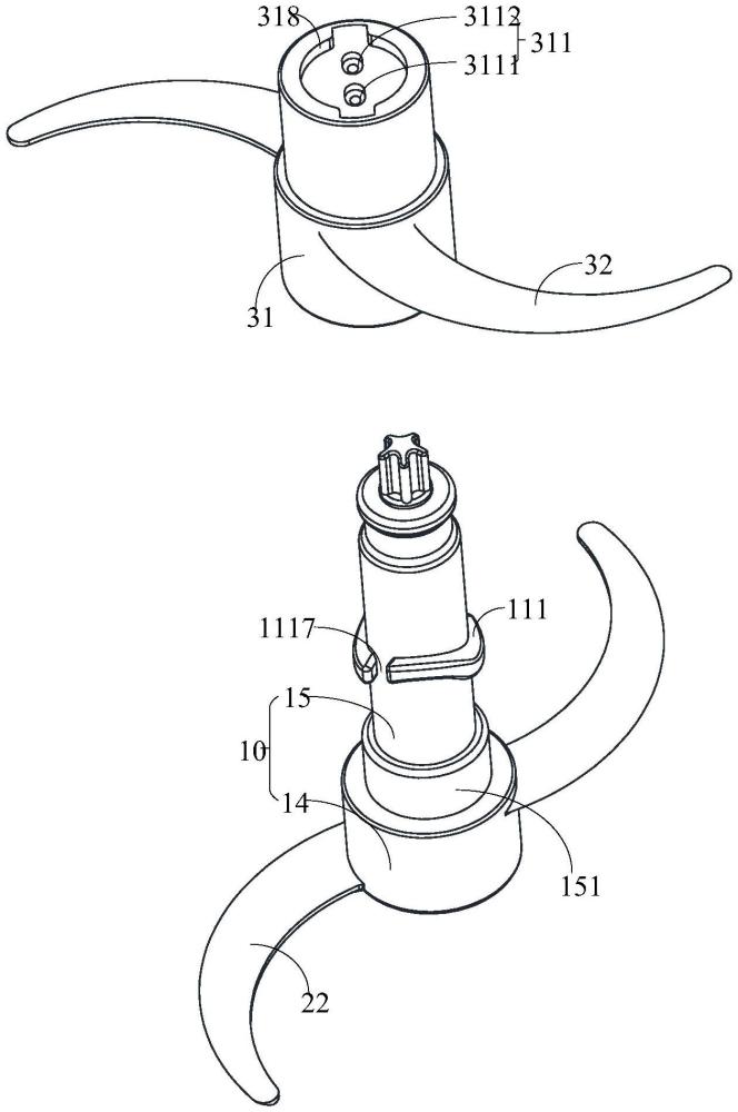 搅拌刀组件和料理机的制作方法