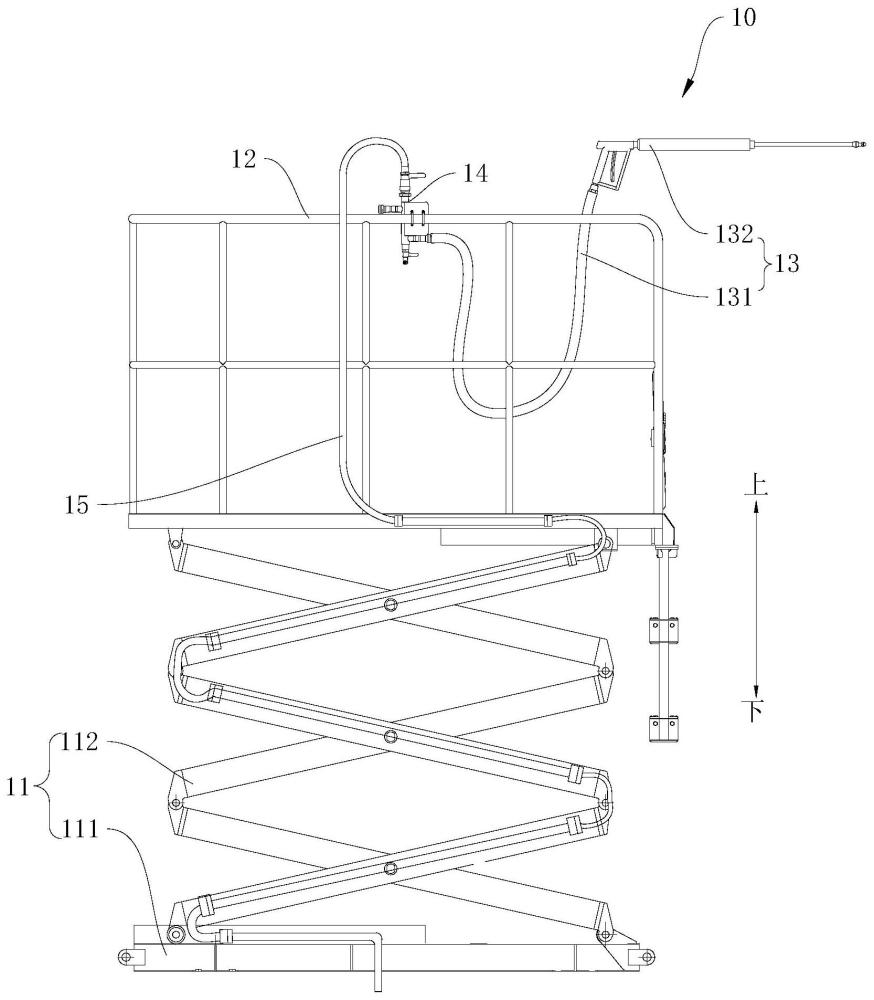 高空作业组件和清洗车的制作方法