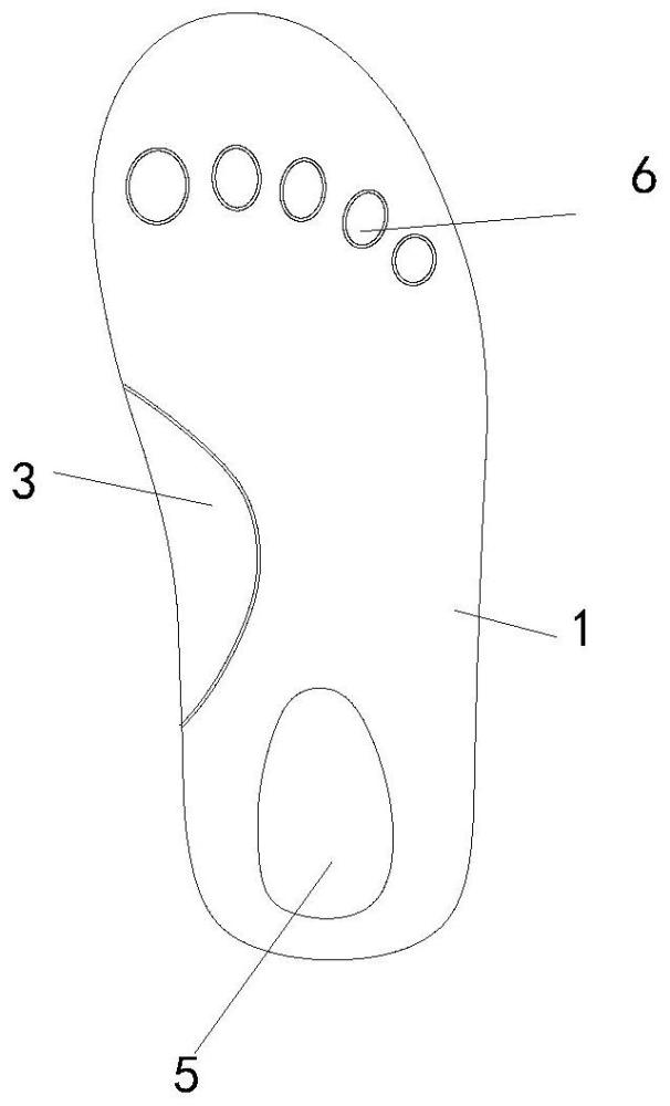足弓承托预防扁平足式缓解型鞋垫的制作方法