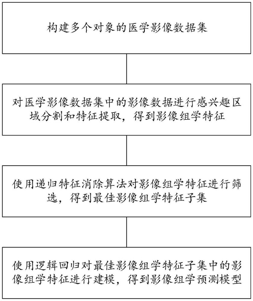 一种基于医学影像构建铜死亡关键基因FDX1预测模型的方法及系统