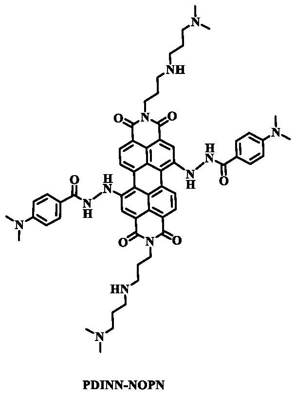 一种苯甲酰肼苝二酰亚胺类电子传输层的制备方法及其应用