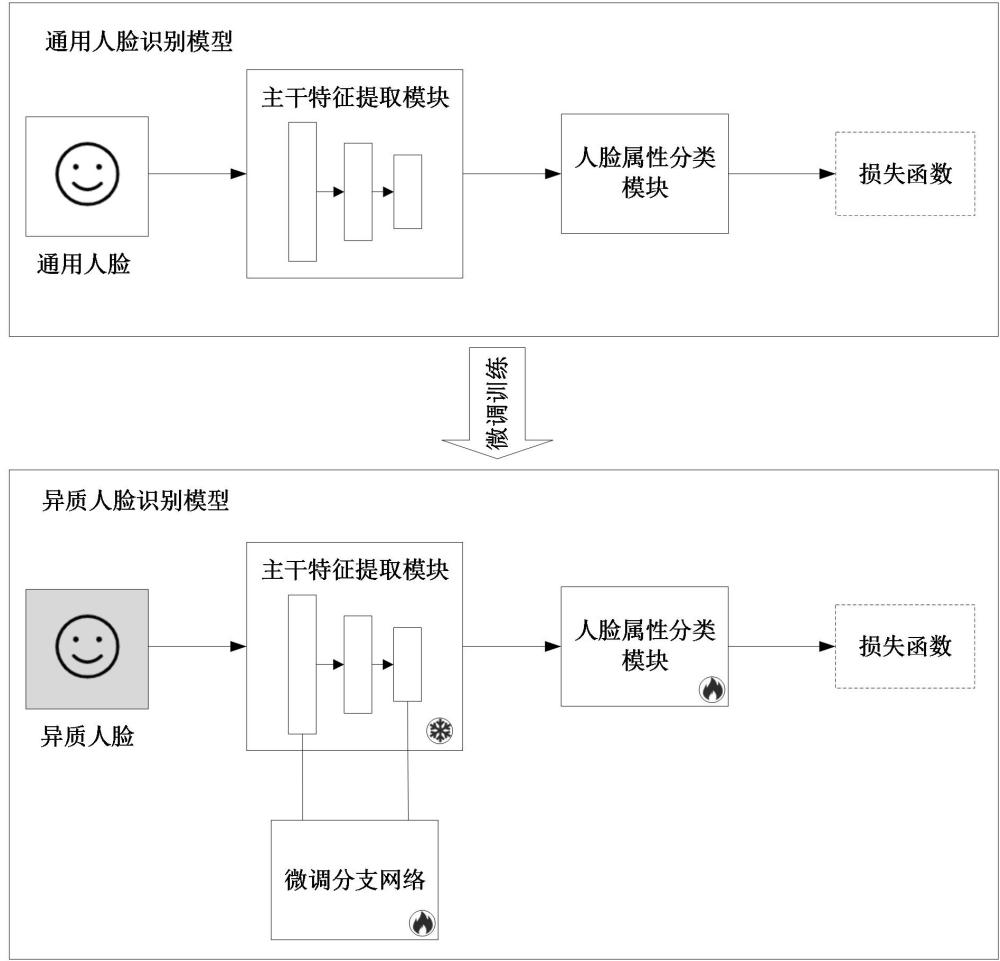 人脸识别模型训练方法、人脸识别方法及相关设备与流程