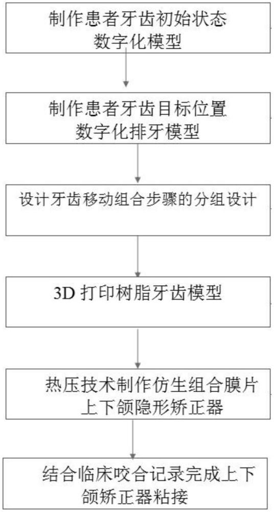 一种颌位儿童隐形矫正器制品及制备方法与流程