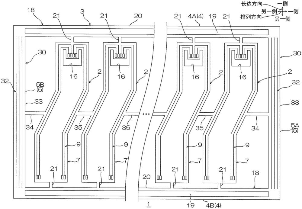 带电路的悬挂基板集合体的制作方法