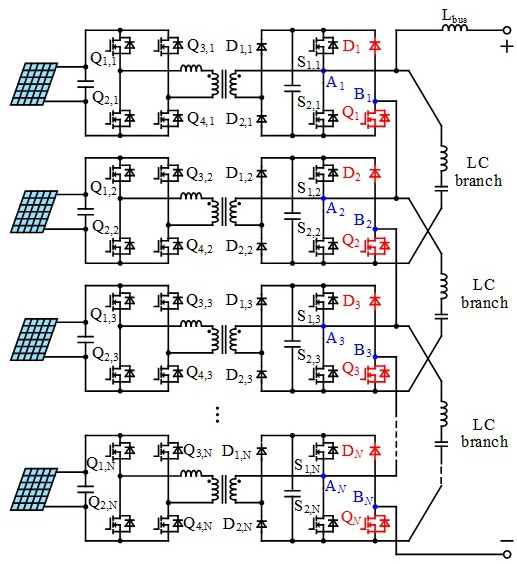 一种具有LC故障耐受结构的光伏变换系统