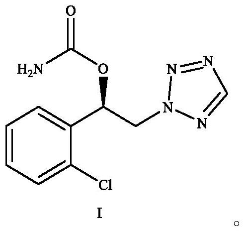 一种氨基甲酸(R)-1-(2-氯苯基)-2-四唑-2-基乙酯的精制方法与流程