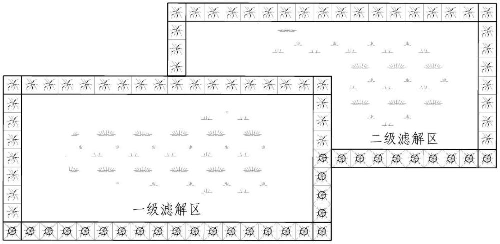 一种立体滤解系统及其制备方法和应用