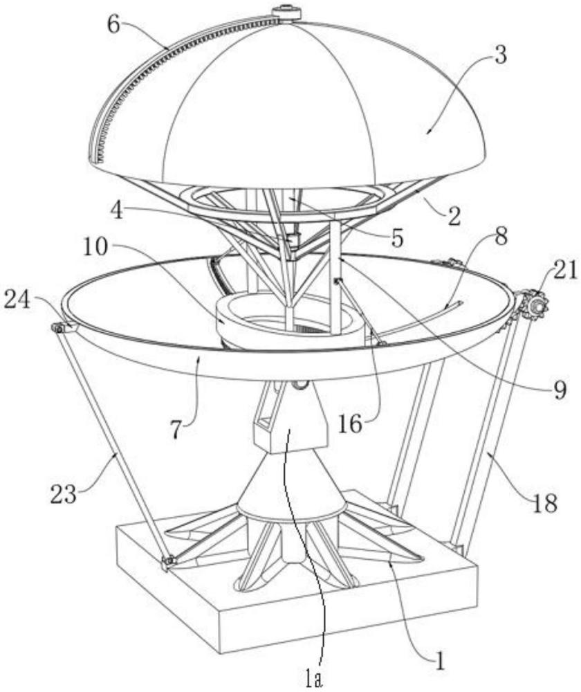 一种具有自由反射曲面的双面光伏发电装置的制作方法