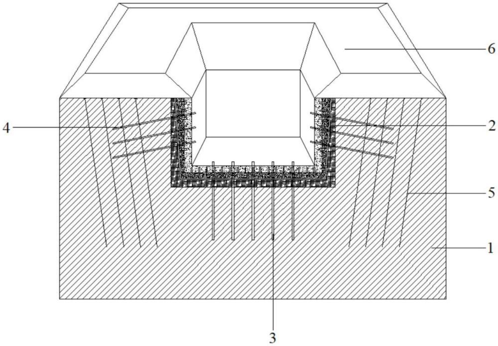 一种富水地层深基坑加固防水结构