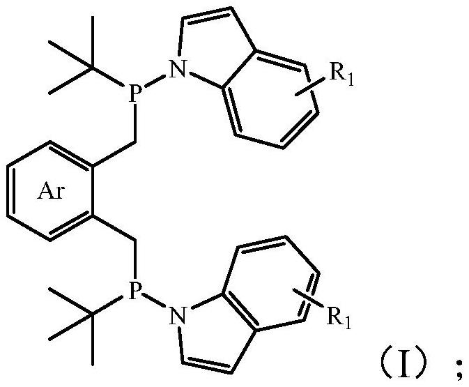 一种含吲哚基的双膦配体及其制备方法和应用与流程
