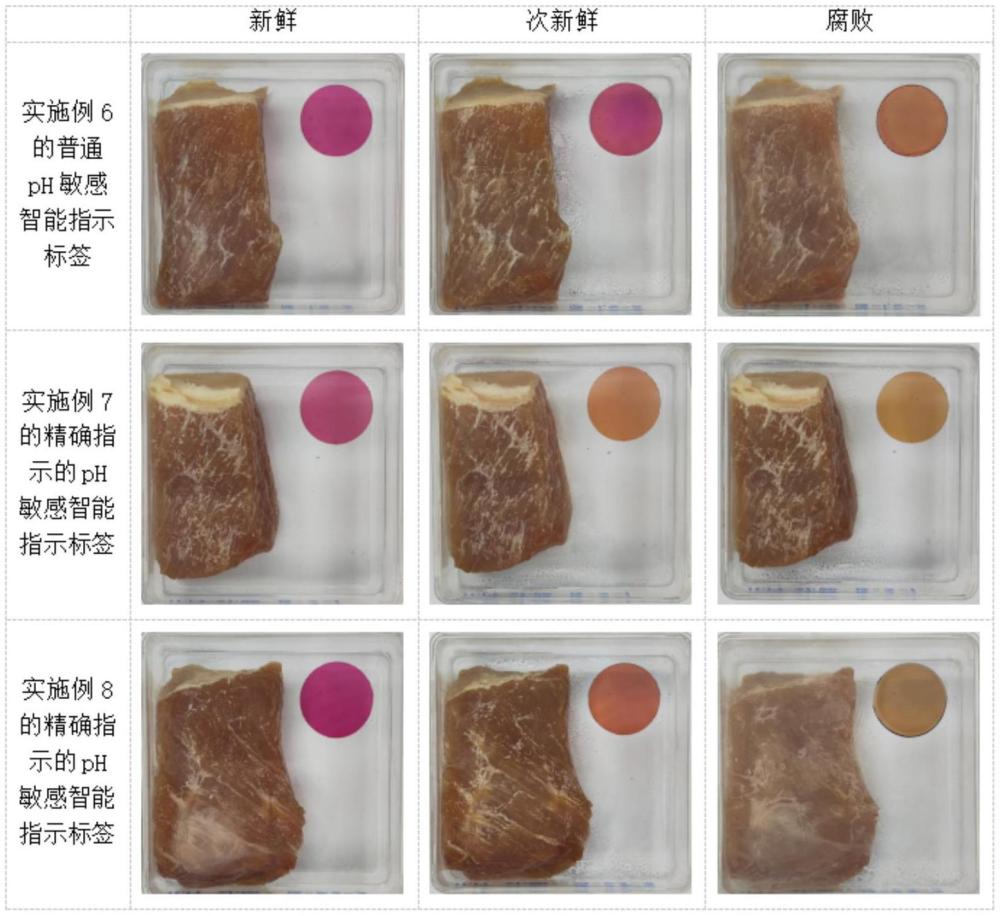 一种高疏水性果胶基精准指示冷鲜肉新鲜度的pH敏感型智能标签的制备方法和应用