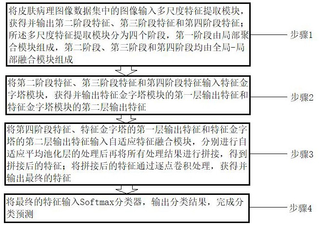 一种联合异构网络与特征精化的皮肤病理图像诊断方法