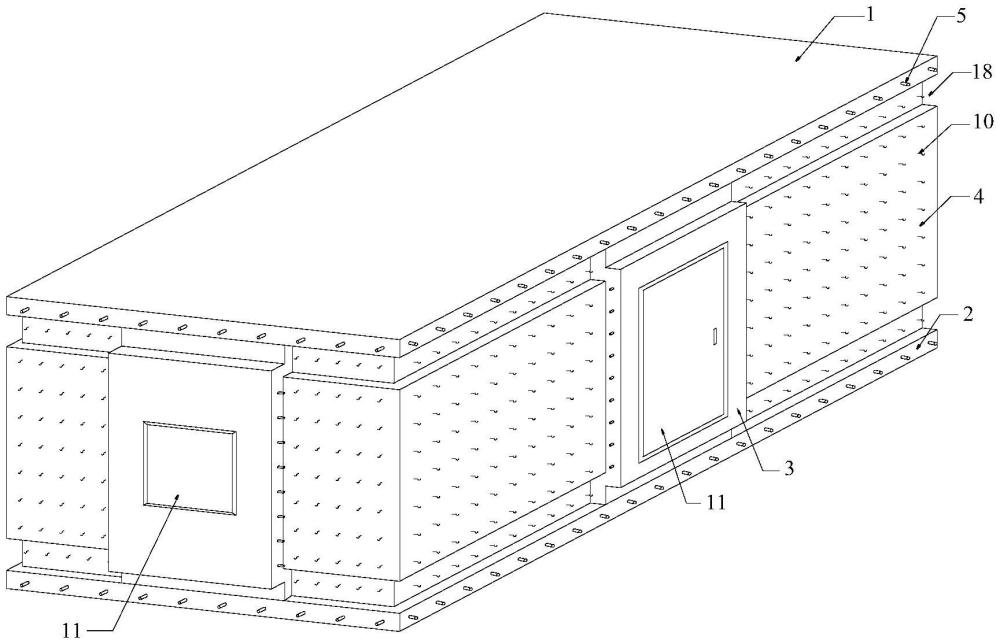 全装一体化局部现浇筑箱房及箱房集群建筑结构的施工方法与流程