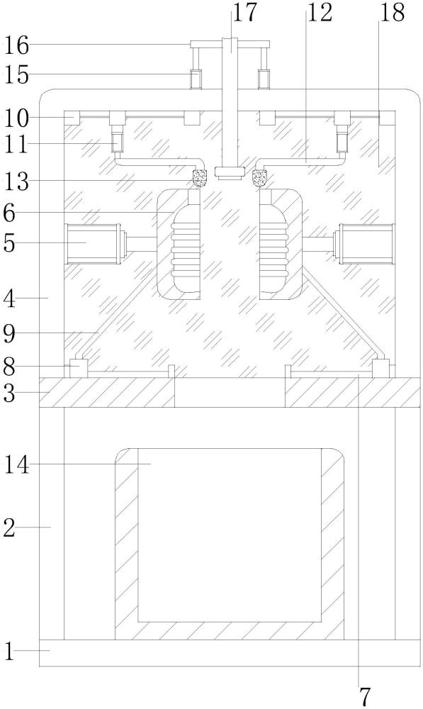 一种生产效率高的注塑机用注吹模具的制作方法