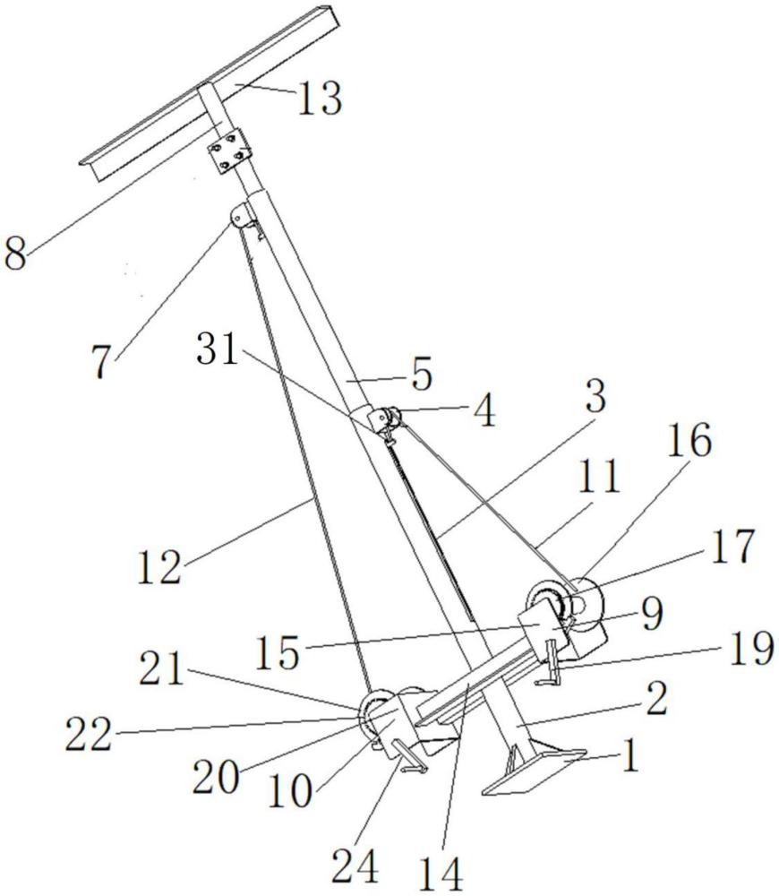 一种免登高作业的立杆结构的制作方法