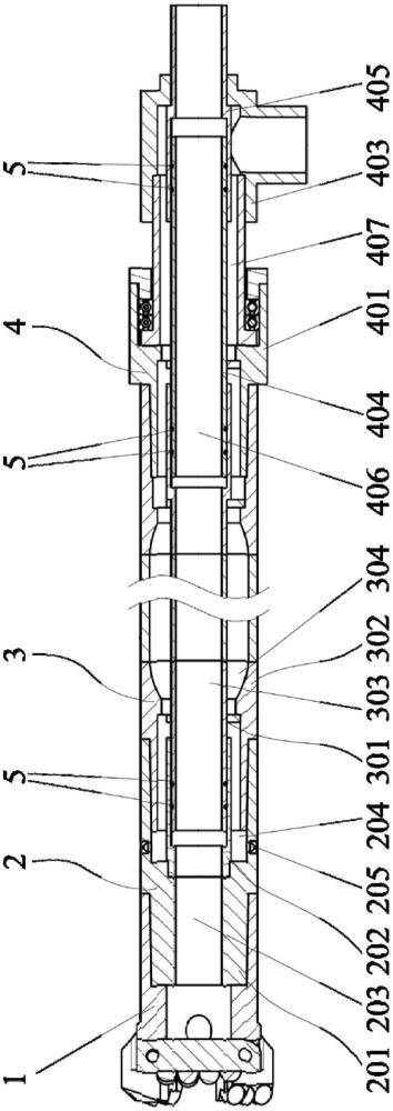 一种钻冲护一体化双通道钻具的制作方法