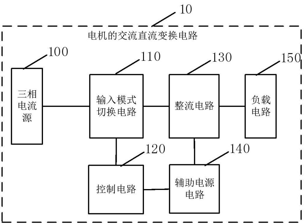 电机的交流直流变换电路的制作方法