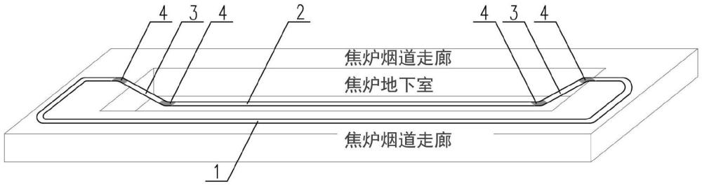 一种用于焦炉巡检机器人的分层轨道及巡检方法与流程